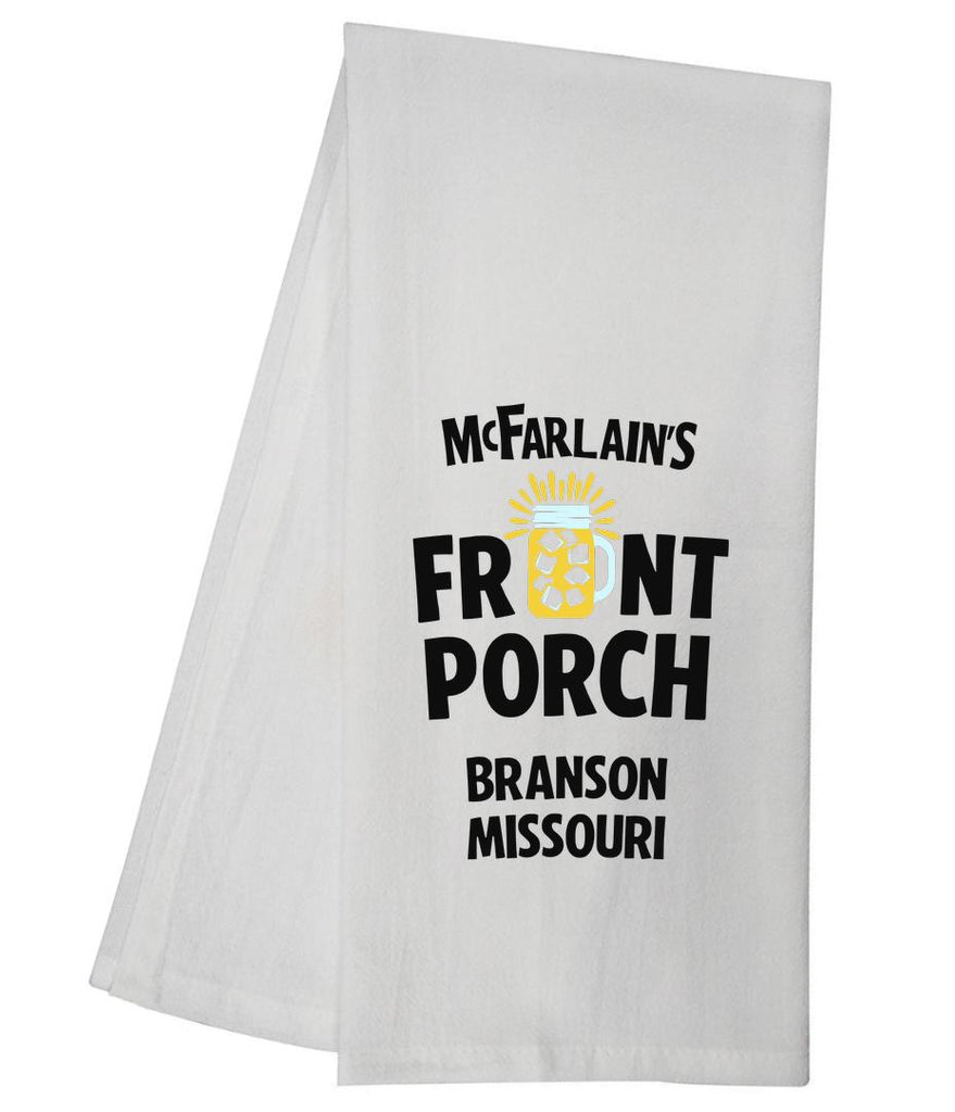 CUSTOM McFarlains Front Porch Tea Towel GGTT2036