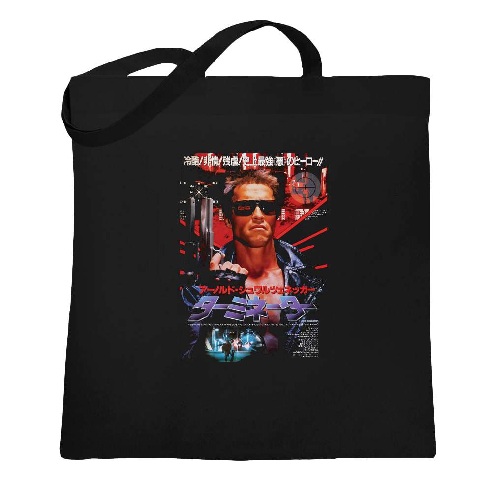 Terminator Japanese Movie Poster Tote Bag