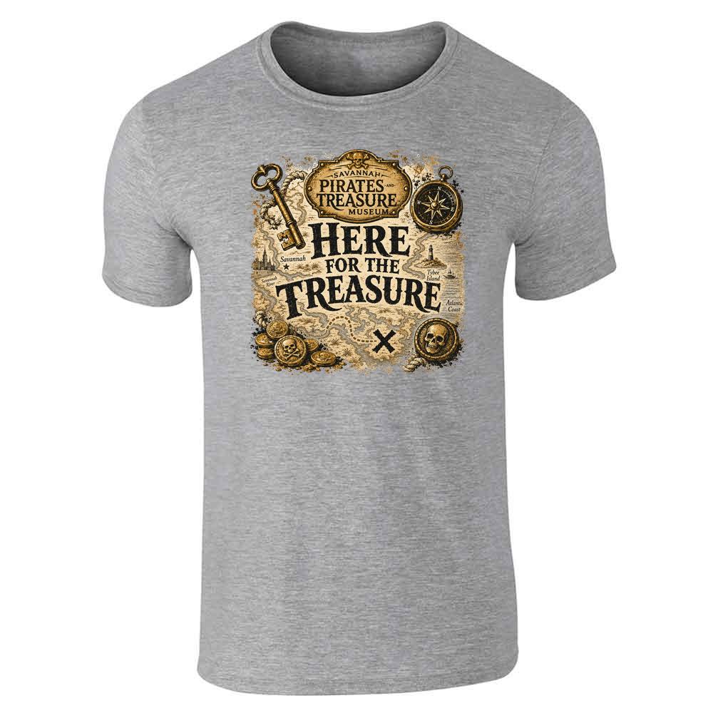 CUSTOM Savannah Pirates Treasure Here For Treasure Unisex Tee