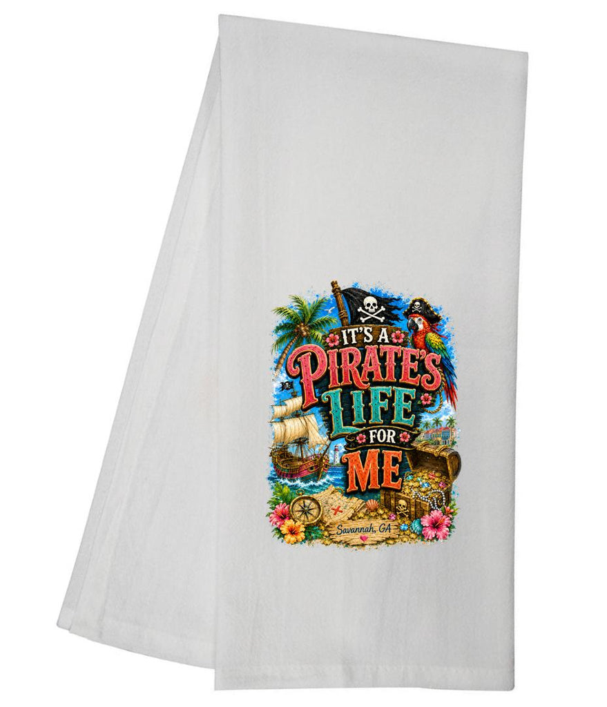 CUSTOM Savannah Pirates Treasure Pirates Life Tea Towel GGTT2046
