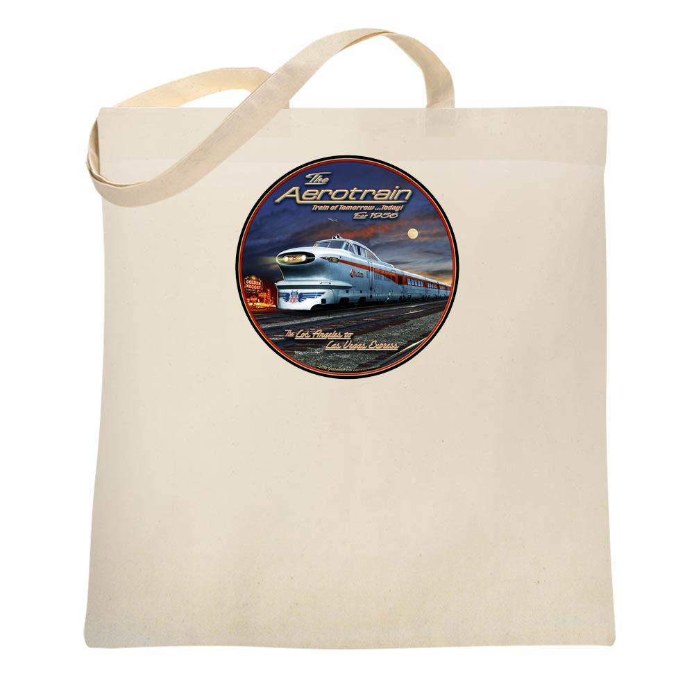 1956 GM Aerotrain Railroad by Larry Grossman Tote Bag
