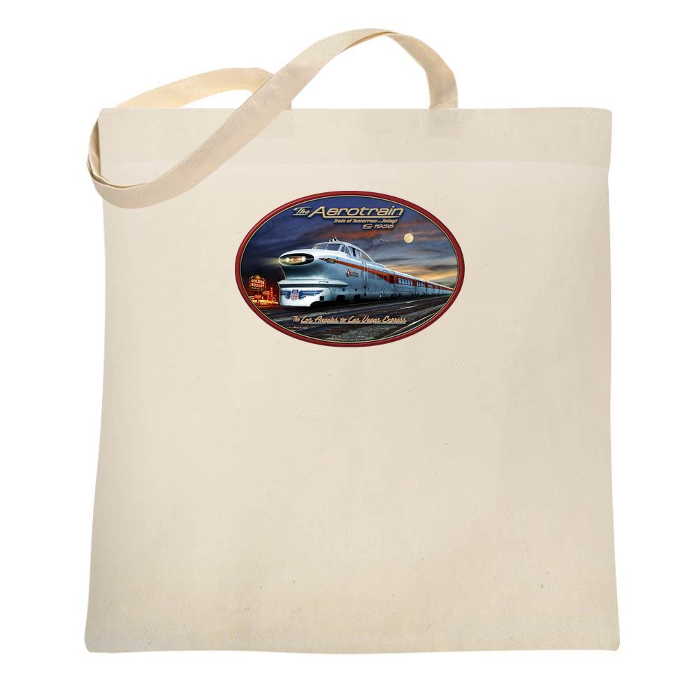 1956 GM Aerotrain Oval Railroad by Larry Grossman Tote Bag