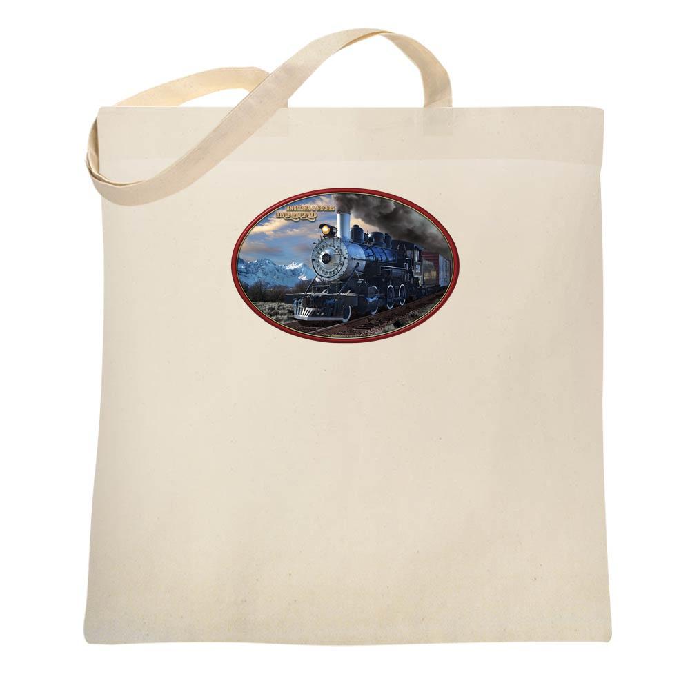 A&amp;NR Train Oval Railroad by Larry Grossman Tote Bag