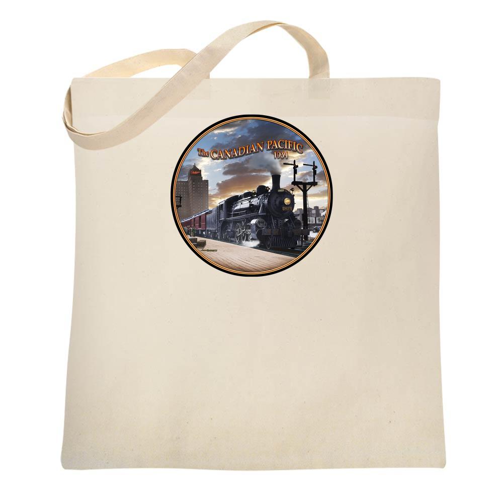Canadian Pacific Train 1934 by Larry Grossman Tote Bag
