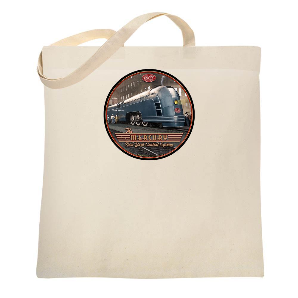 N.Y. Central Mercury train by Larry Grossman Tote Bag