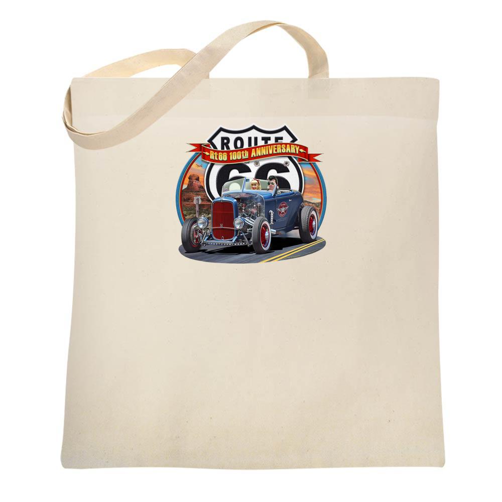 Route 66 100th Anniversary '32 by Larry Grossman Tote Bag