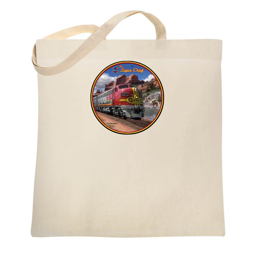 Santa Fe Super Chief Train by Larry Grossman Tote Bag