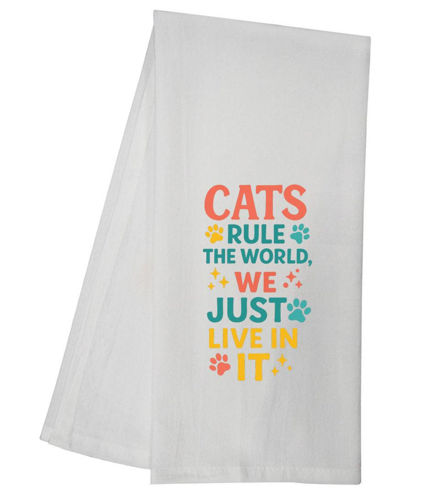 Cats Rule The Tea Towel GGTT1805
