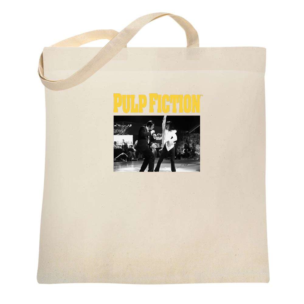 Pulp Fiction Mia and Vincent Dance Movie Tote Bag