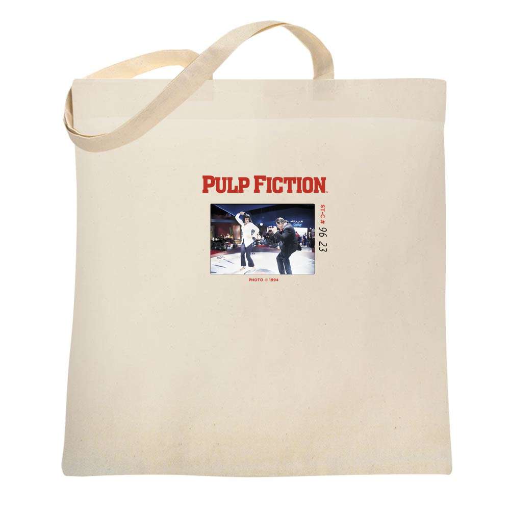 Pulp Fiction Mia and Vincent Dance Photo Movie Tote Bag