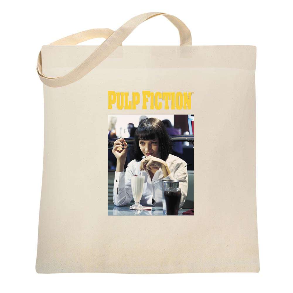 Pulp Fiction Mia Wallace Movie Tote Bag