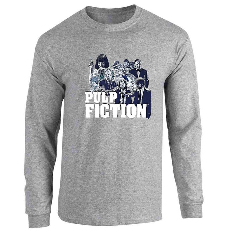 Pulp Fiction Collage Quentin Tarantino Movie Long Sleeve