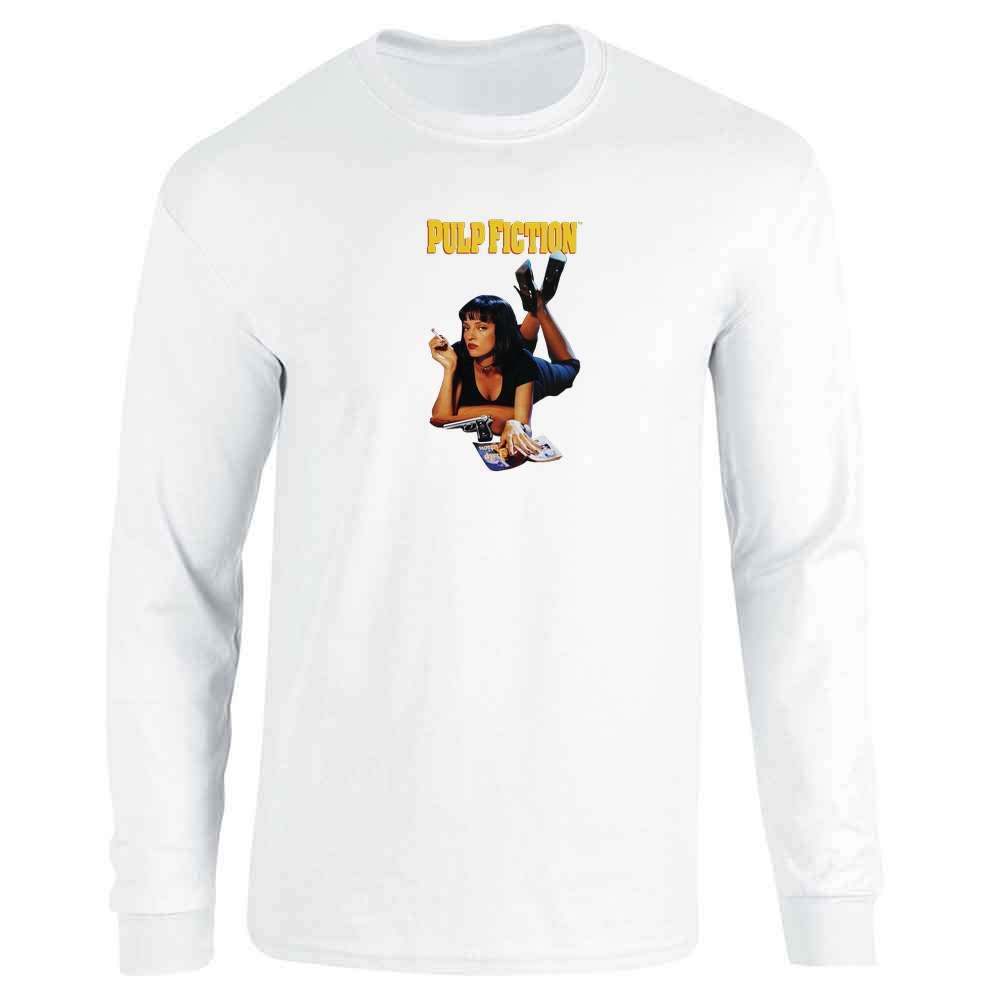 Pulp Fiction Poster Image Quentin Tarantino Movie Long Sleeve